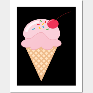 ice cream Posters and Art